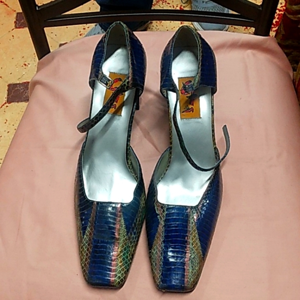CF SHOES Genuine Snake Skin